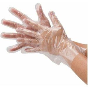 300 XL Disposable Gloves Powder & LATEX FREE Clear Polyethylene Cooking Cleaning